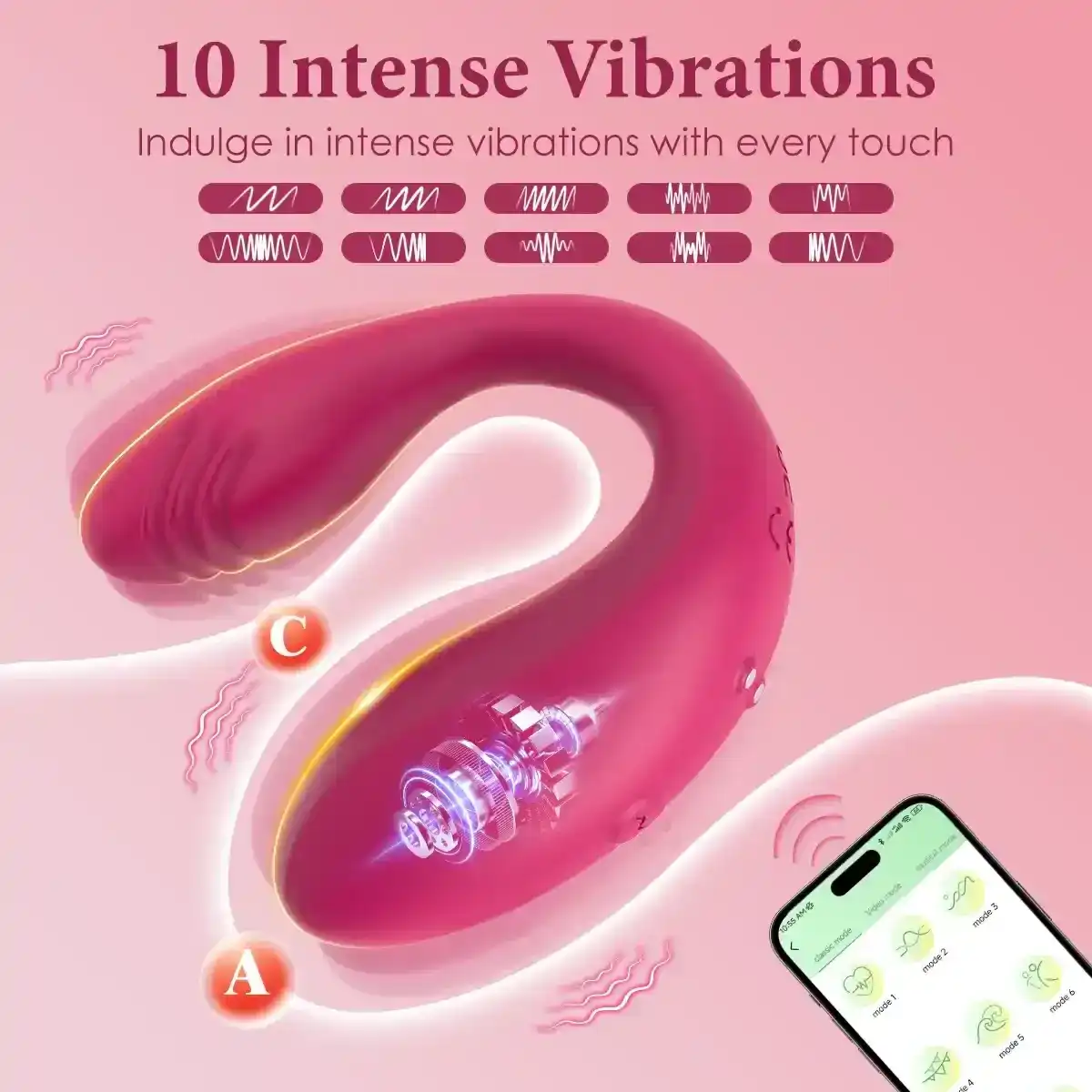 vibrador femenino doble motor app