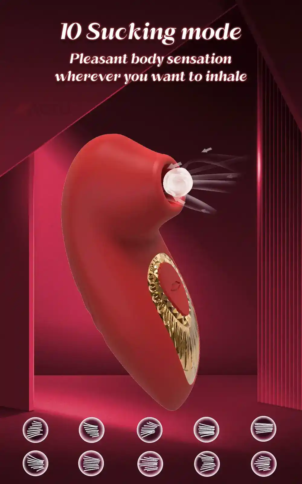 vibrador femenino pequeno con succion