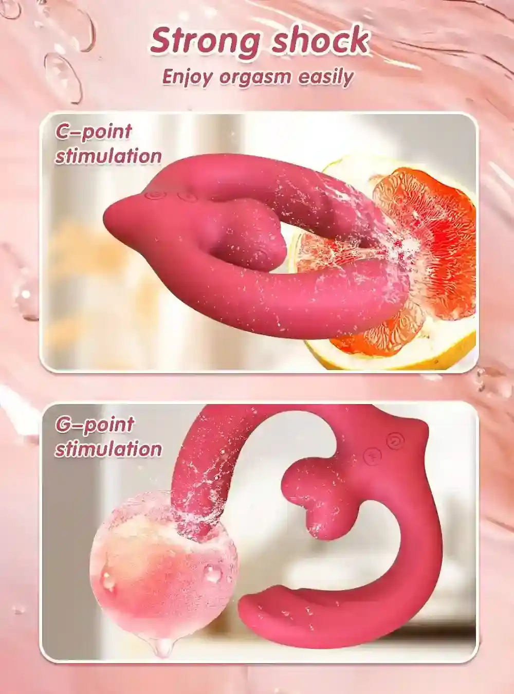 vibrador femenino silicona con vibracion