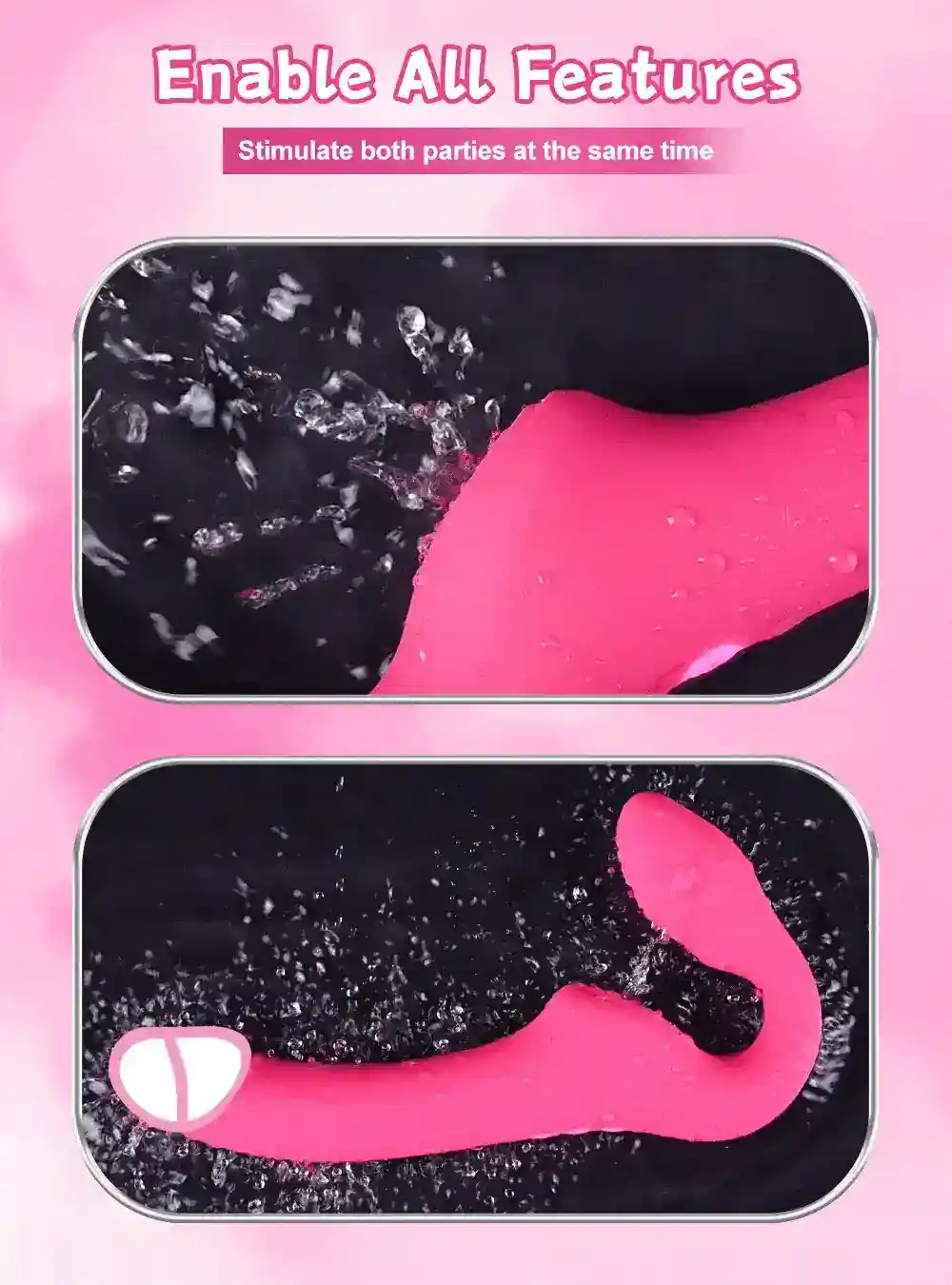 vibrador femenino silicona control vibracion