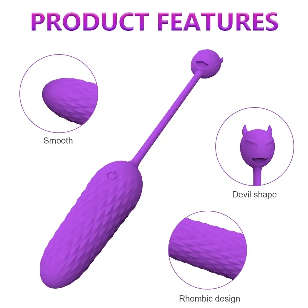 vibrador forma huevo para placer intimo