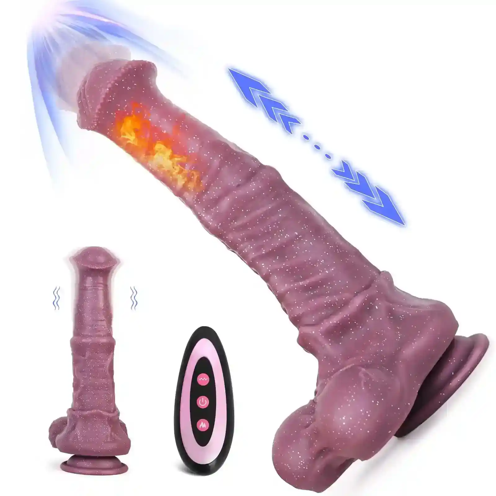 vibrador forma realista para mujer