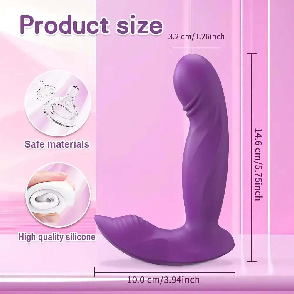 vibrador gspot morado con bluetooth