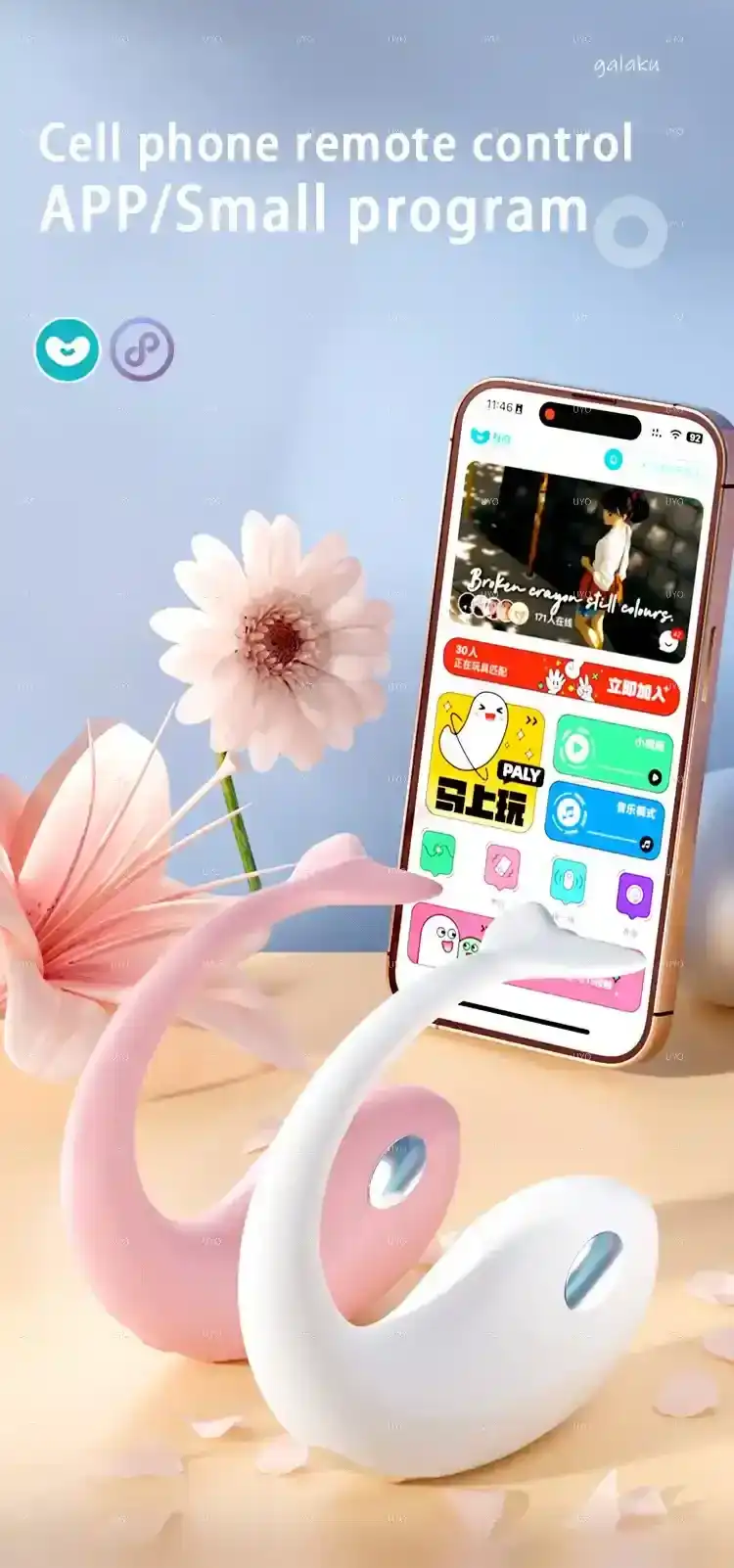 vibrador impermeable con microcorriente ems