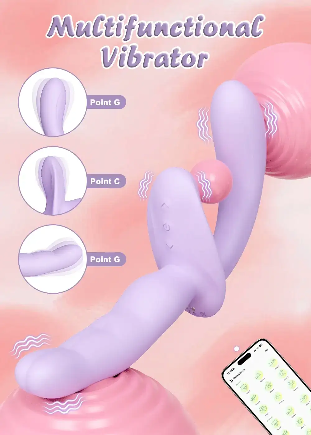 vibrador impermeable de silicona mujer