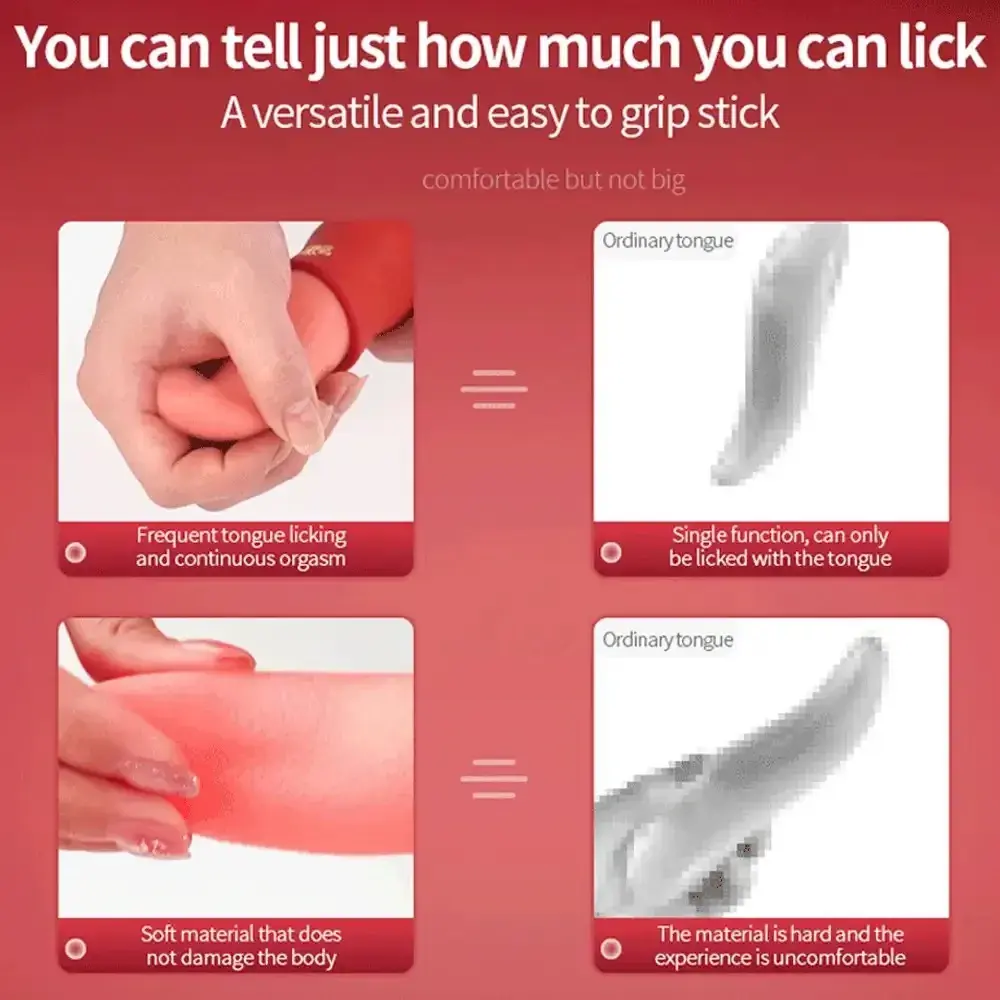 vibrador lengua realista para mujeres exigentes