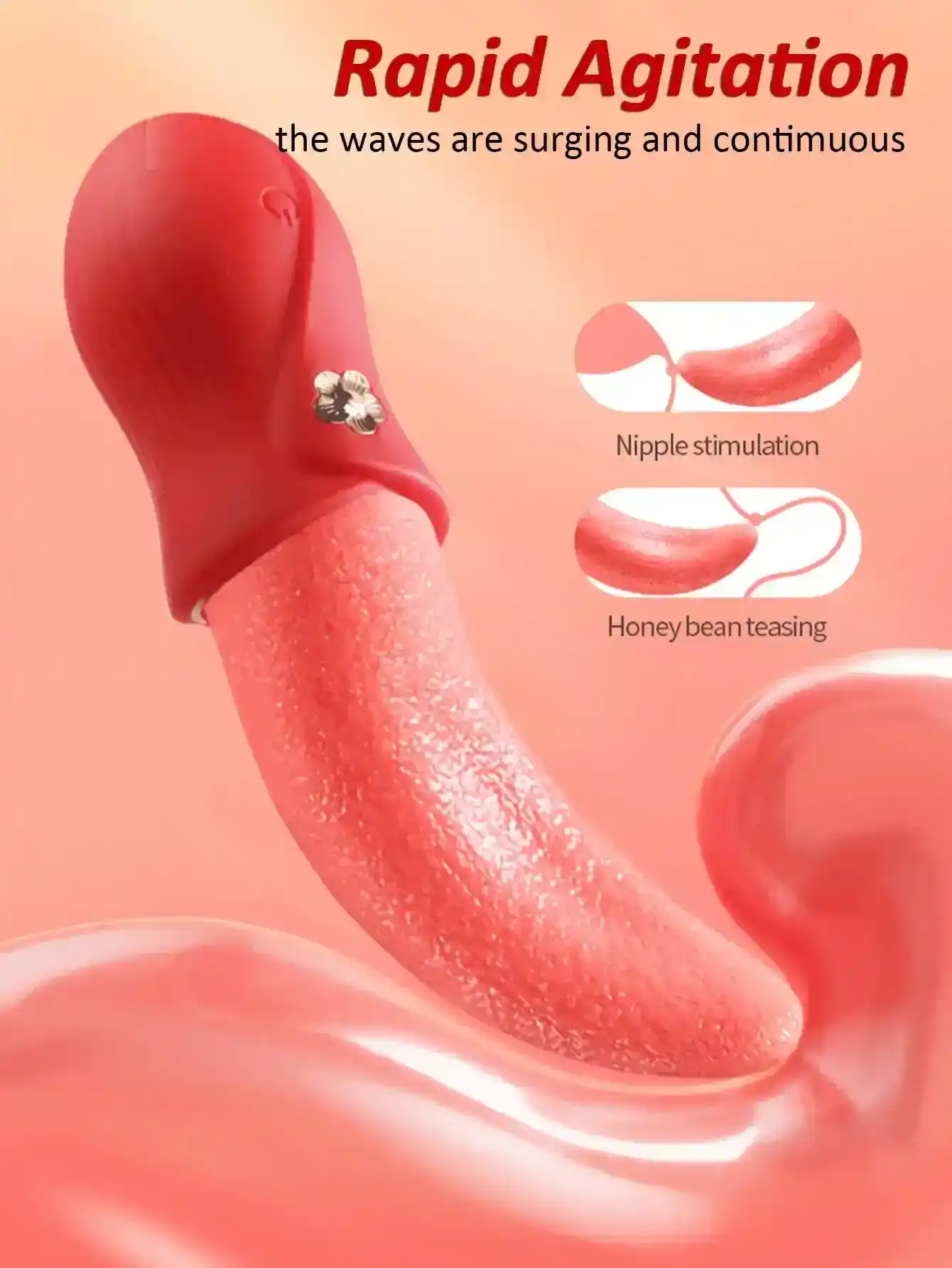 vibrador lengua realista para punto g