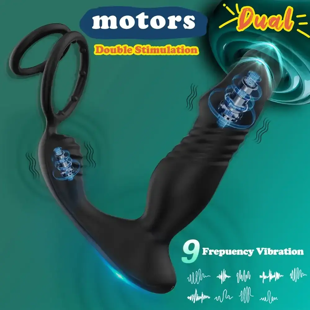 vibrador masculino con control remoto