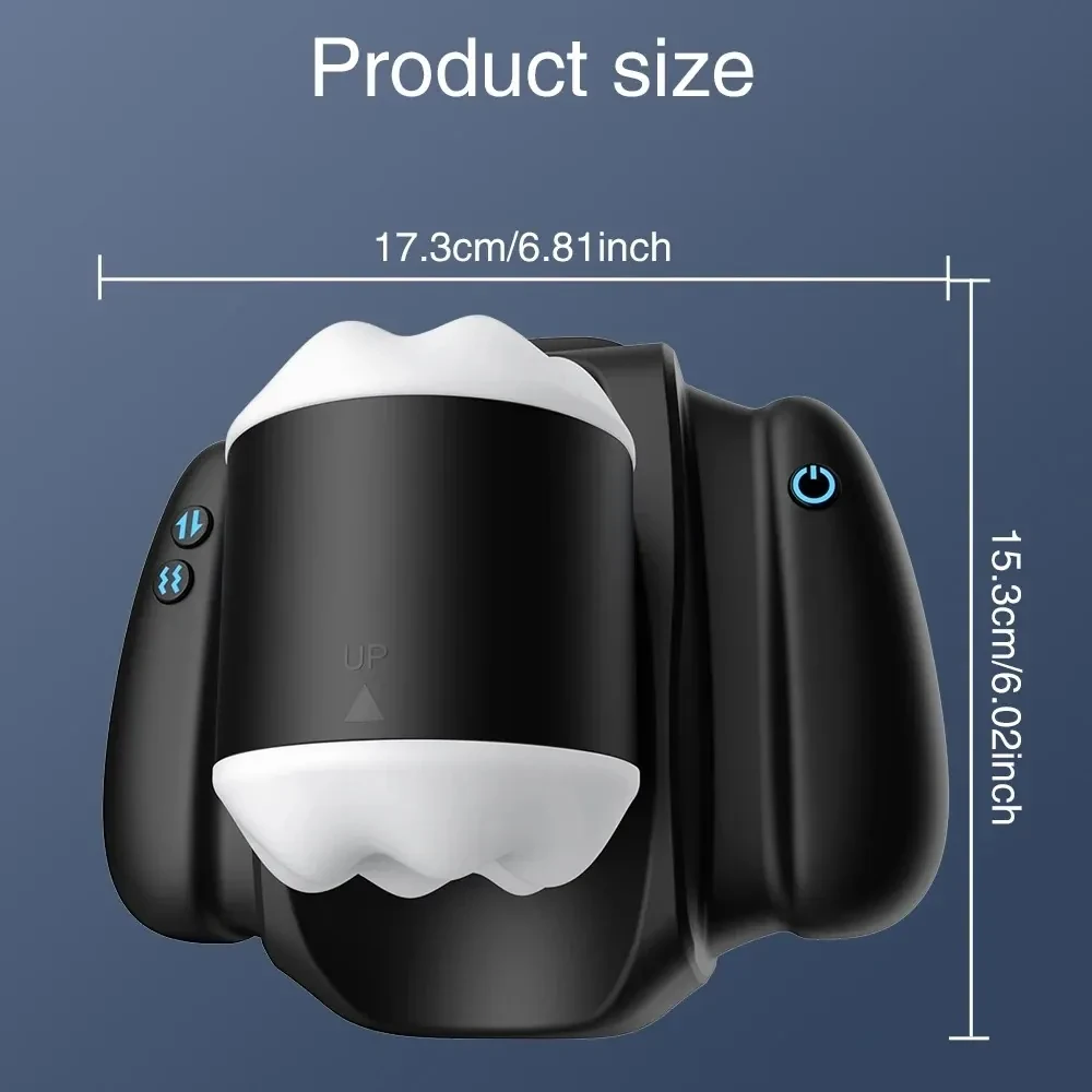 vibrador masculino con movimiento telescópico