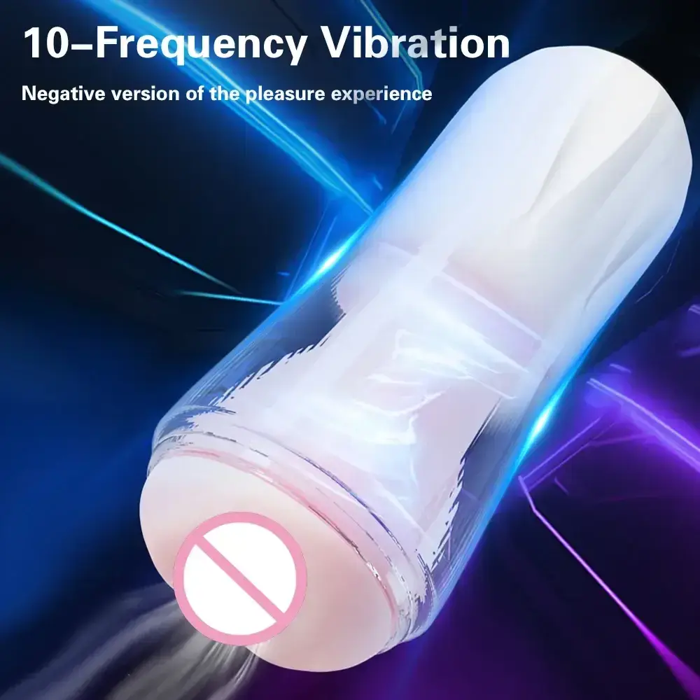 vibrador masculino copa de silicona