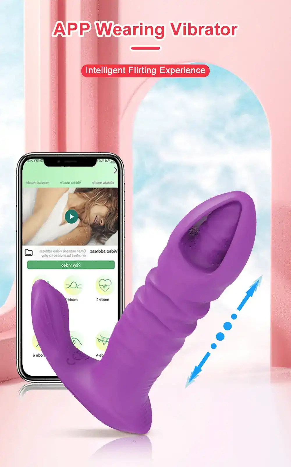 vibrador morado silicona medica app
