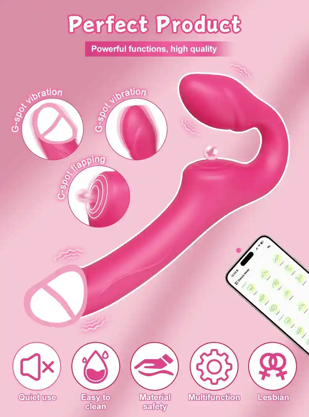 vibrador mujer control app y remoto