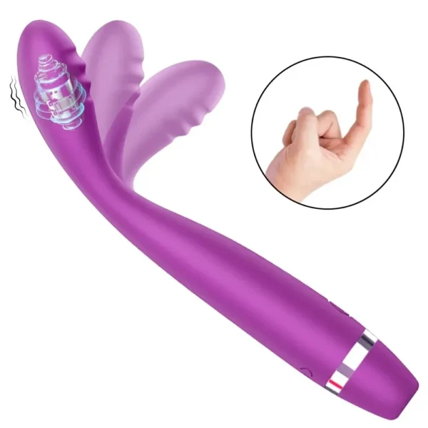 vibrador mujer silicona suave recargable