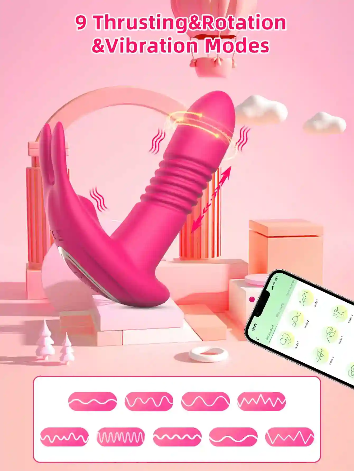 vibrador para mujer control app