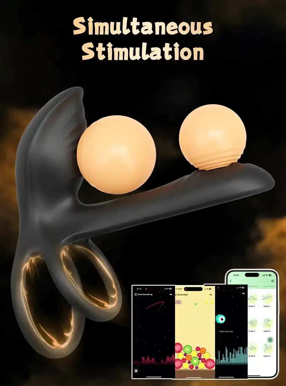 vibrador para pene de silicona