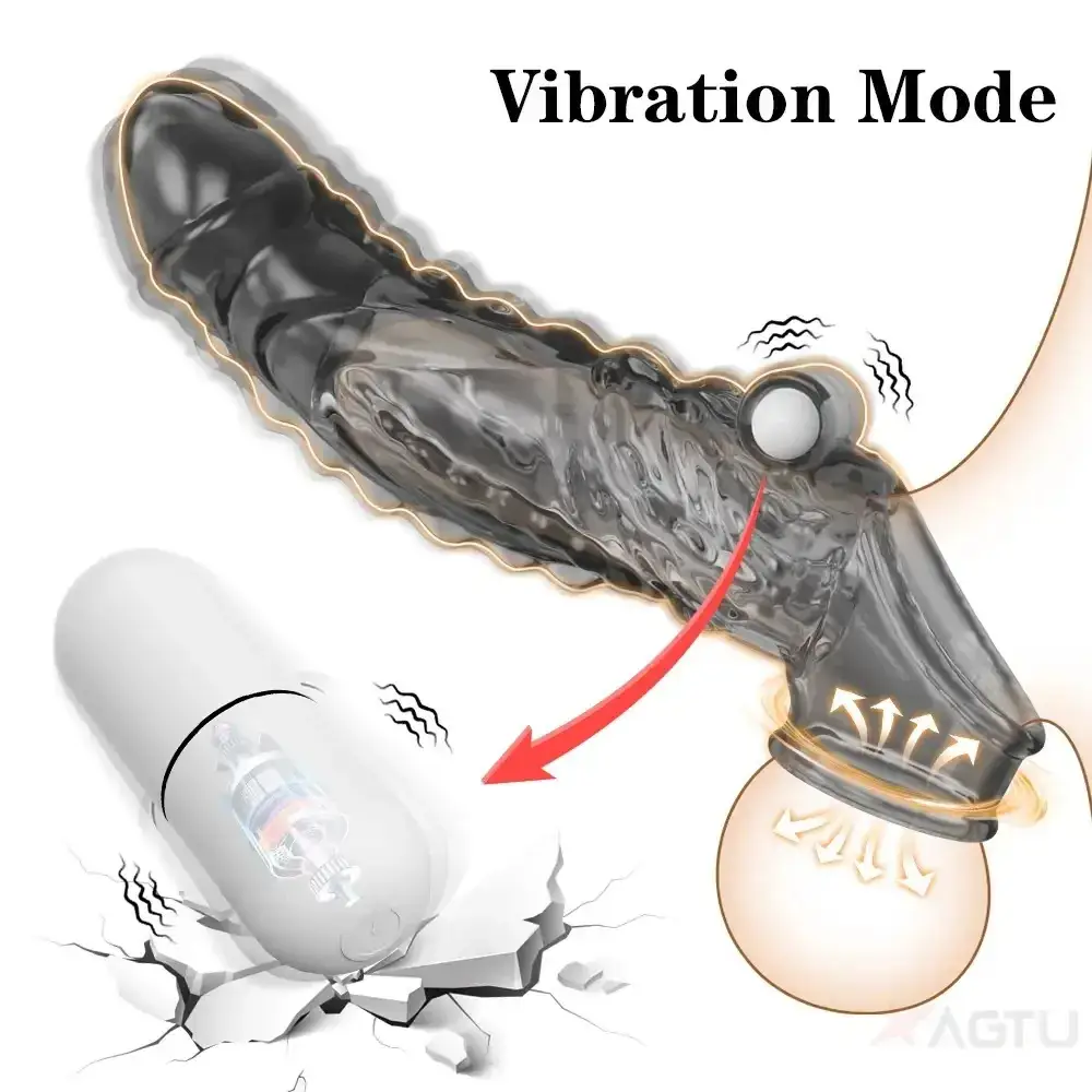 vibrador para pene funda con pilas