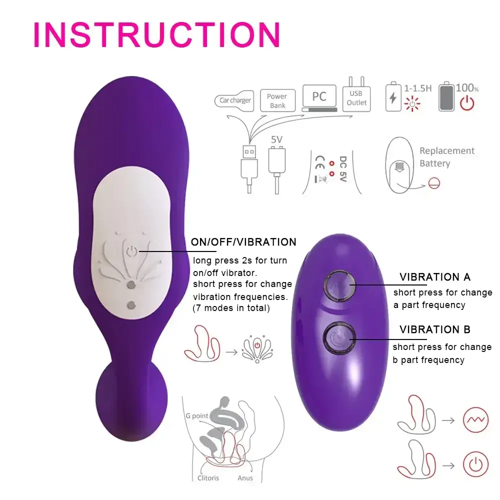 vibrador para punto g y clitoris