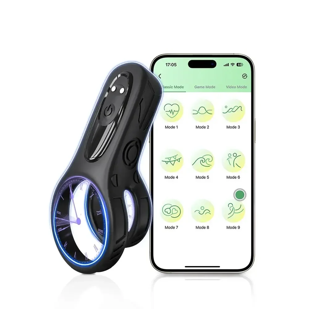 vibrador pene con 9 modos vibración