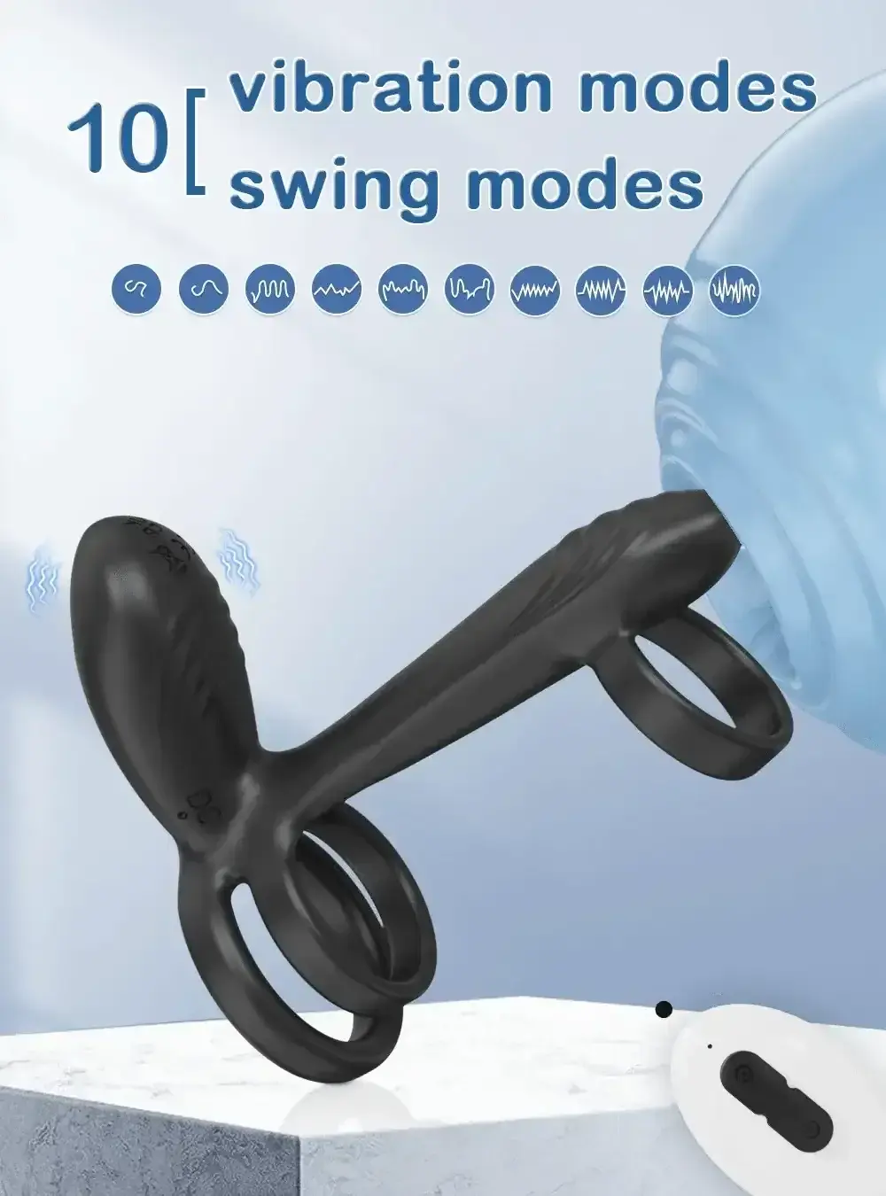 vibrador pene con control remoto