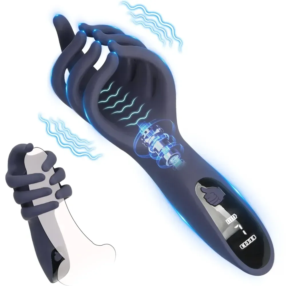 vibrador pene dedo silicona suave usb