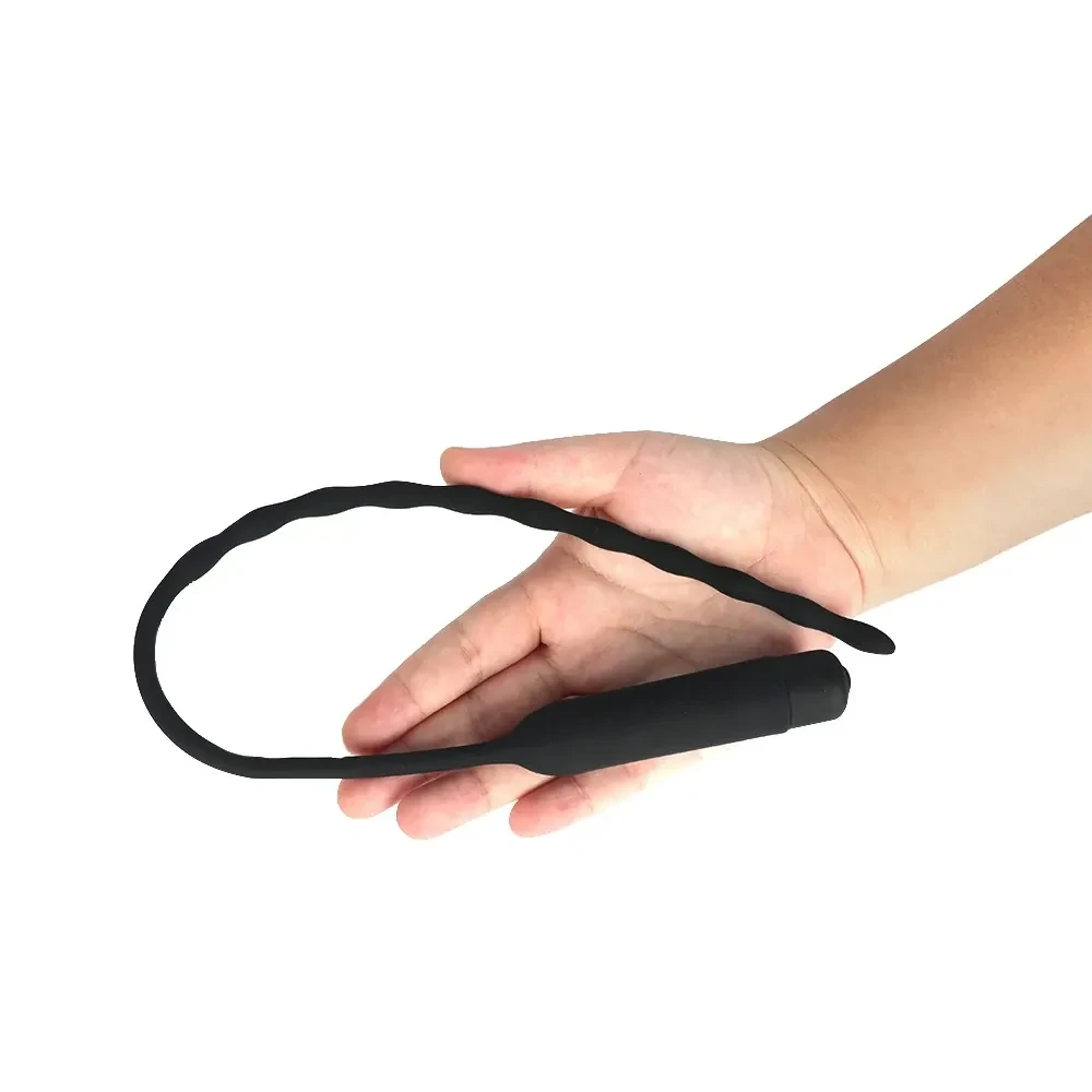 vibrador pene silicona insertable largo