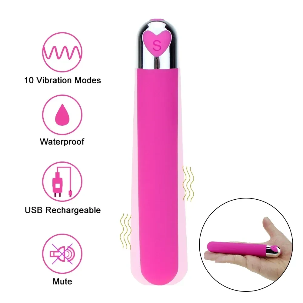 vibrador pequeno recargable usb