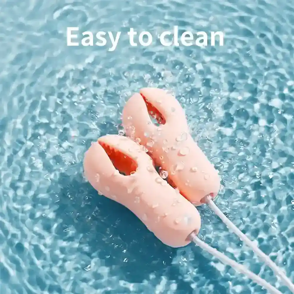 vibrador pezones ajustable silicona abs suave