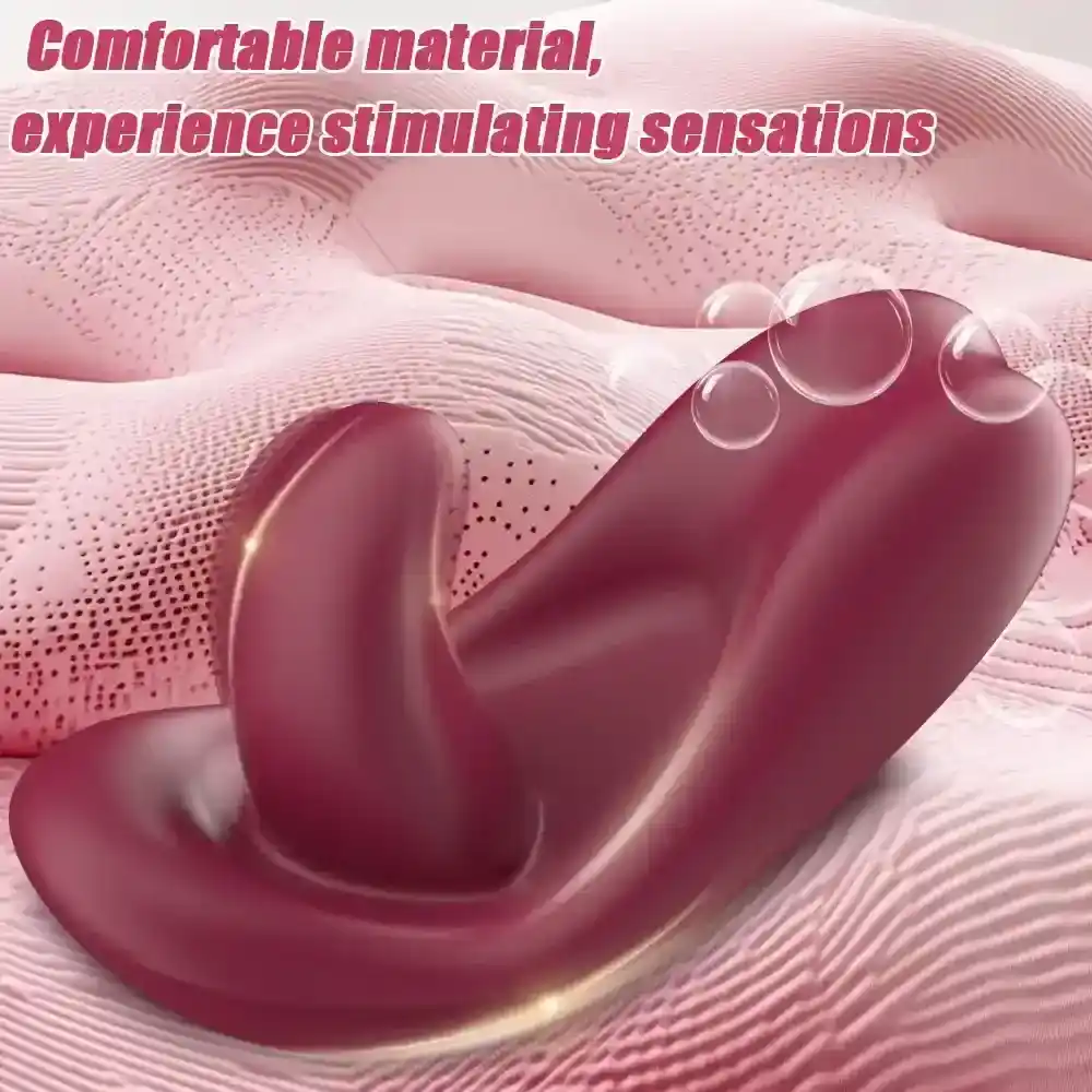 vibrador portatil lengua de silicona