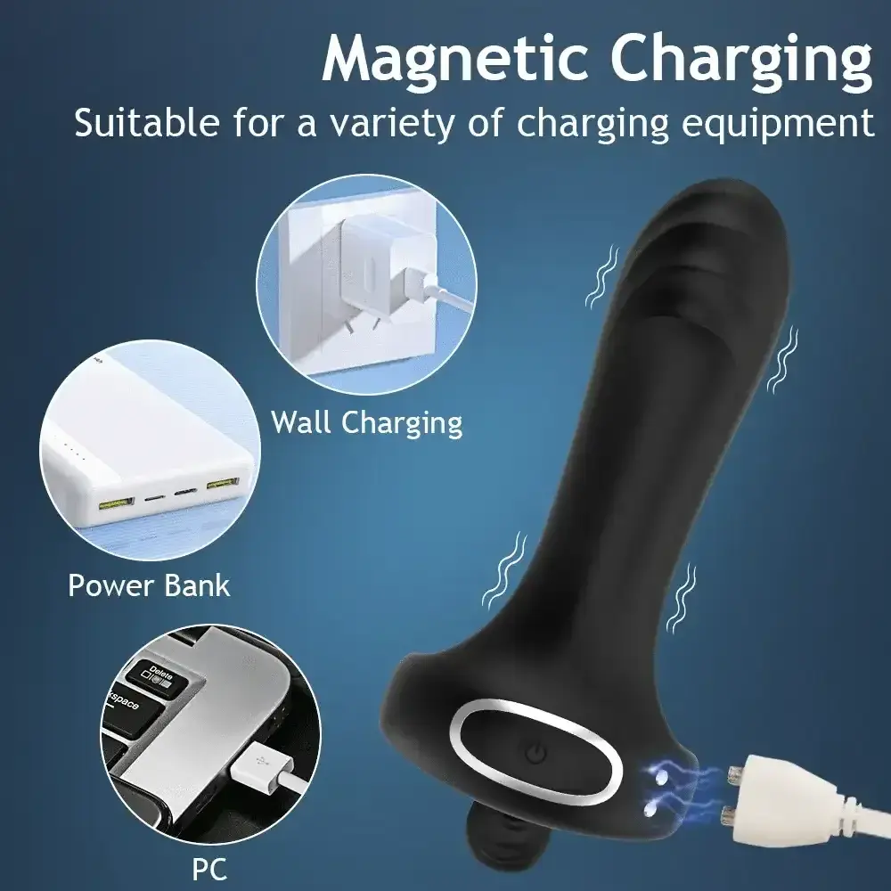 vibrador prostata silicona con mando