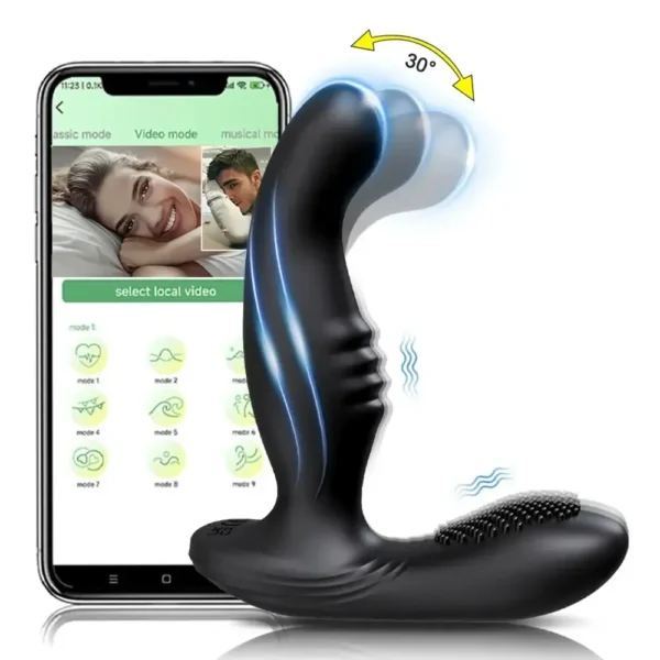 vibrador prostático con modos de vibración