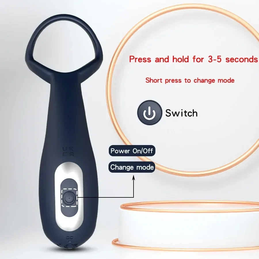 vibrador prostatico rotacion 360 grados