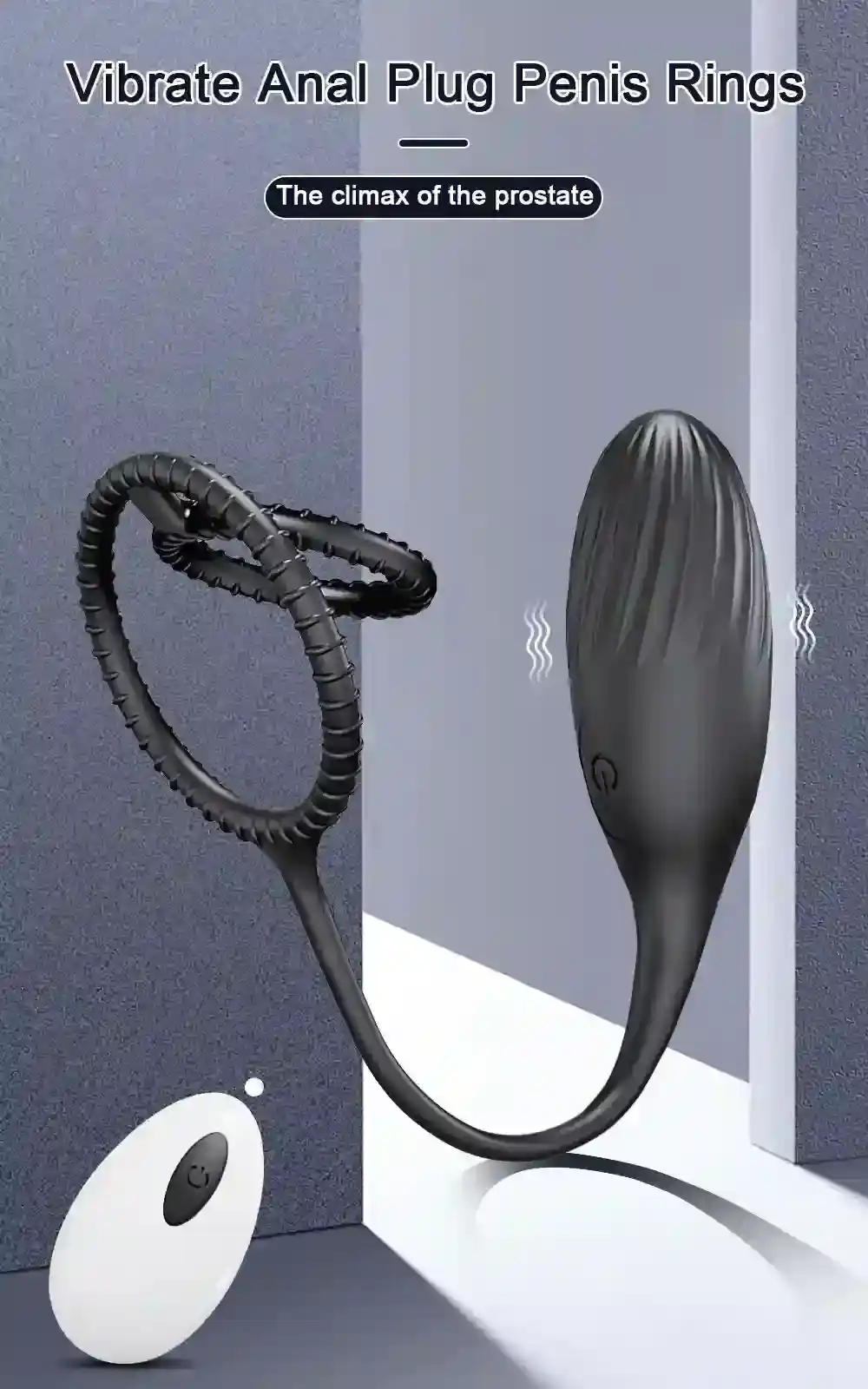vibrador prostatico silicona medica sumergible
