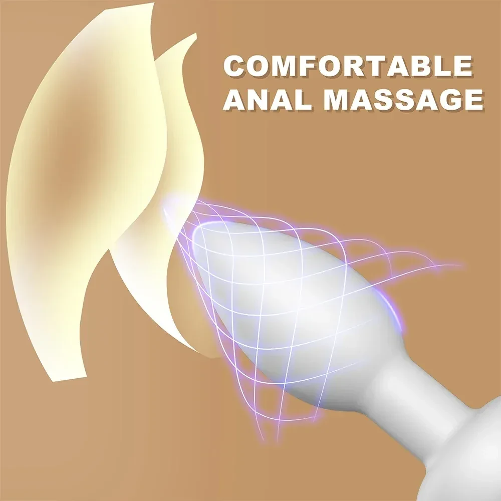 vibrador prostatico silicona suave para hombre