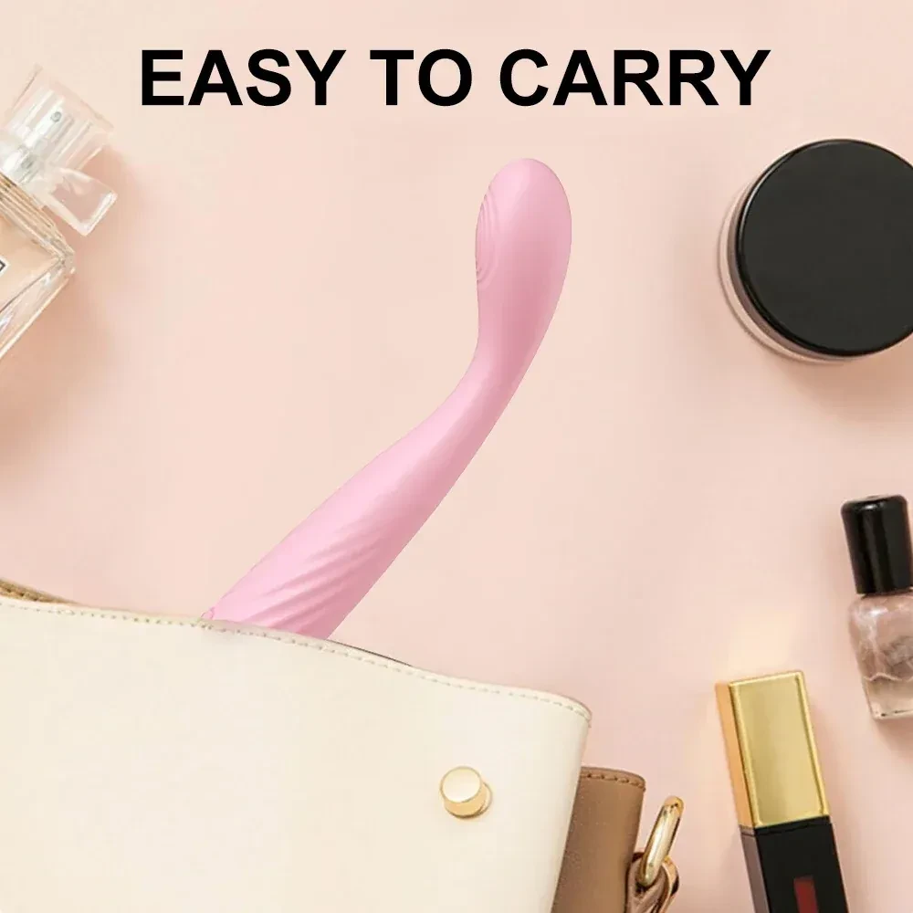 vibrador punta curvada silicona suave