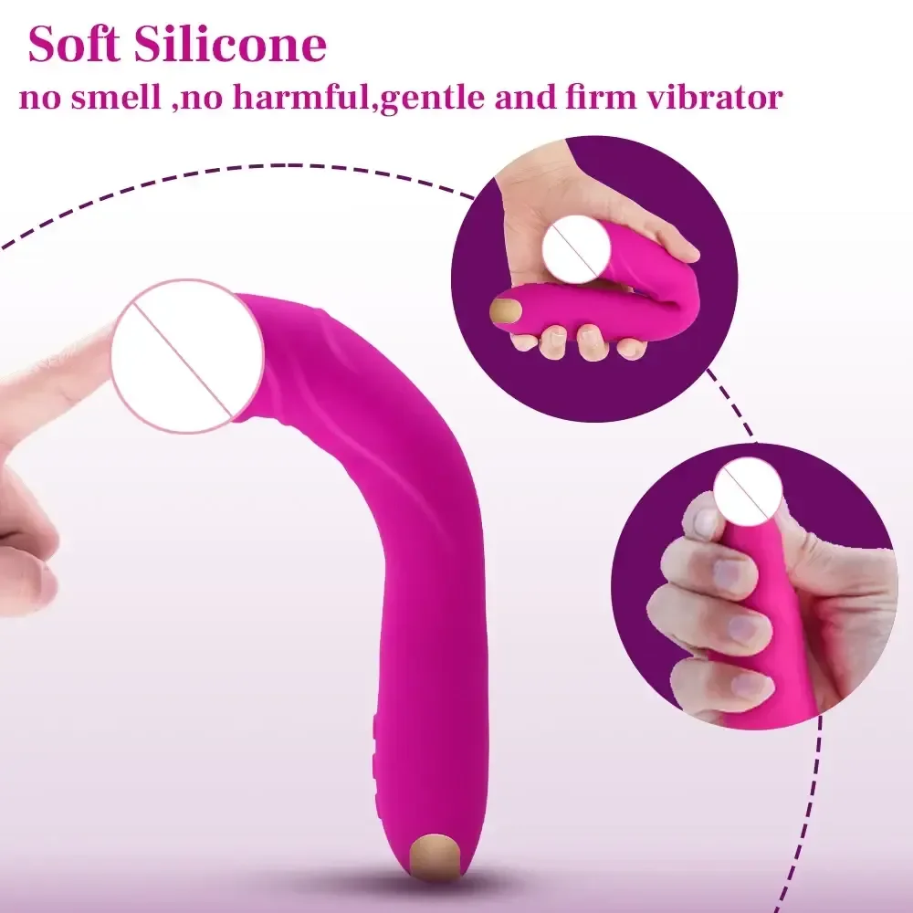 vibrador punto g silicona medica 1