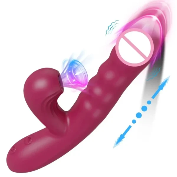 vibrador punto g telescópico recargable usb