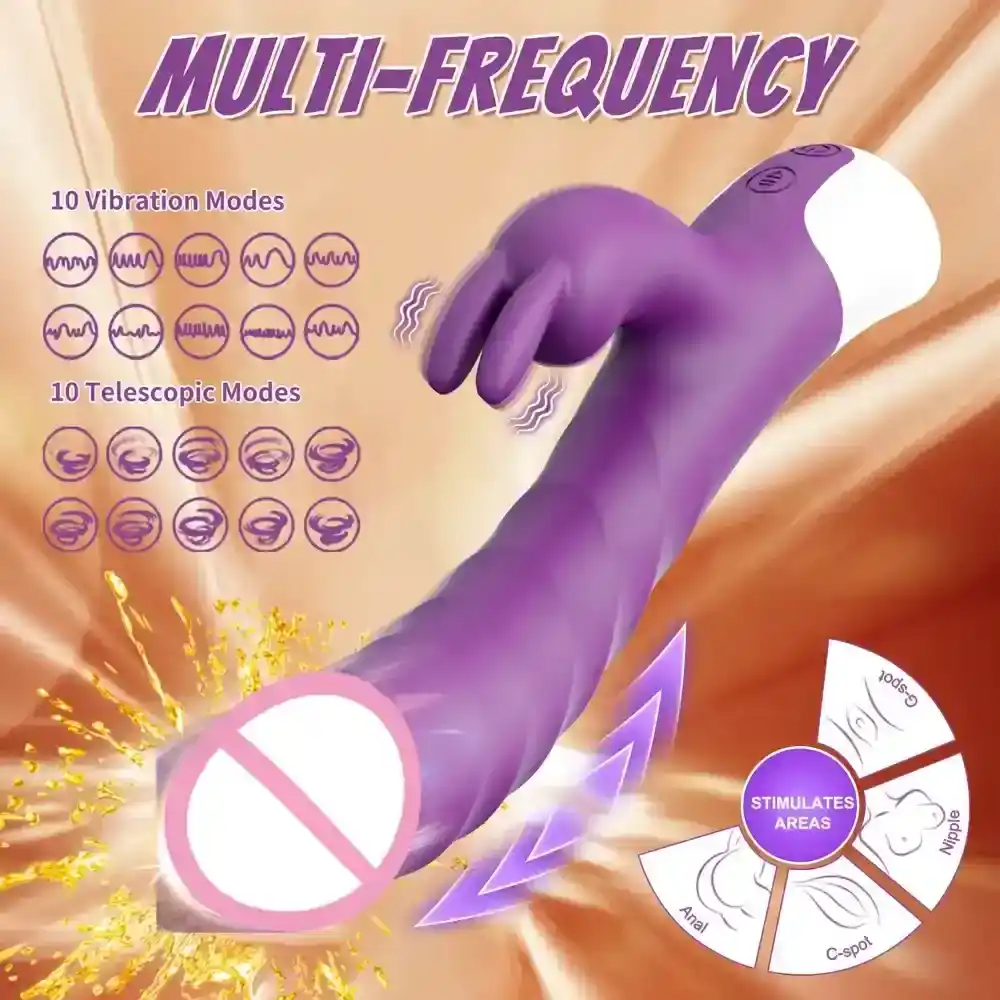 vibrador rabbit doble estimulacion vaginal