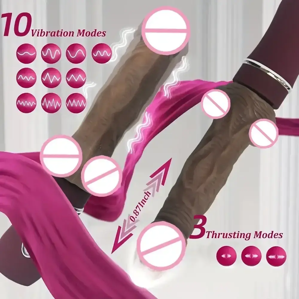 vibrador realista 13 modos de vibracion