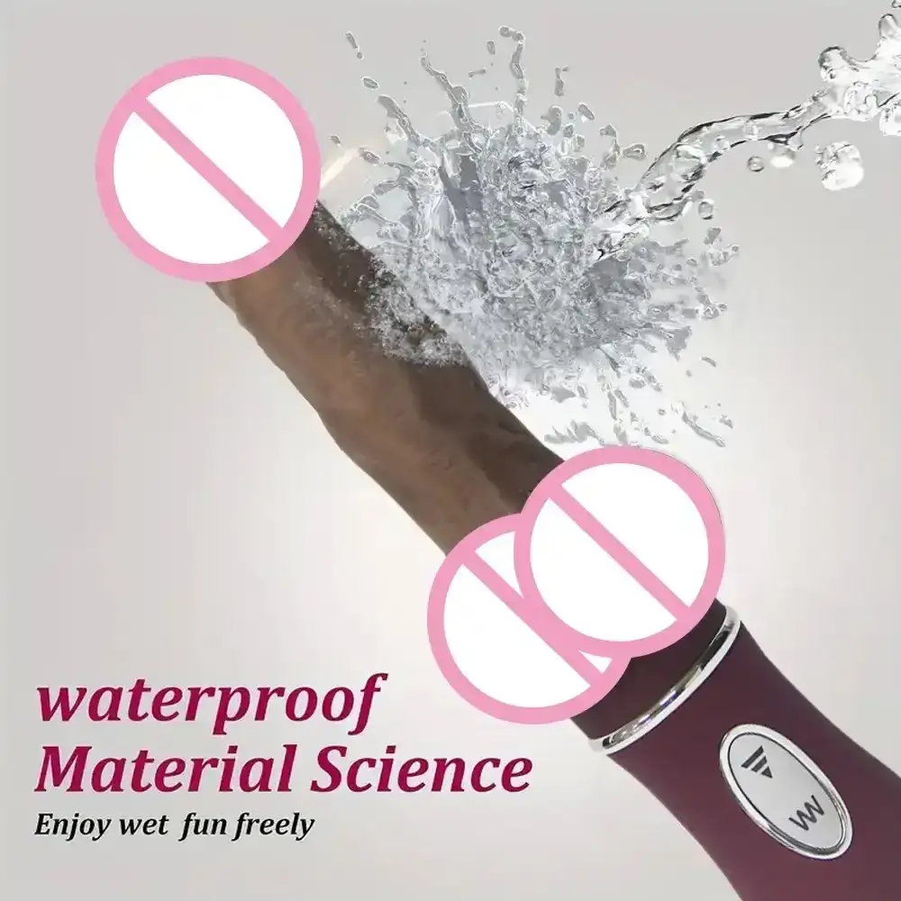 vibrador realista con 13 funciones