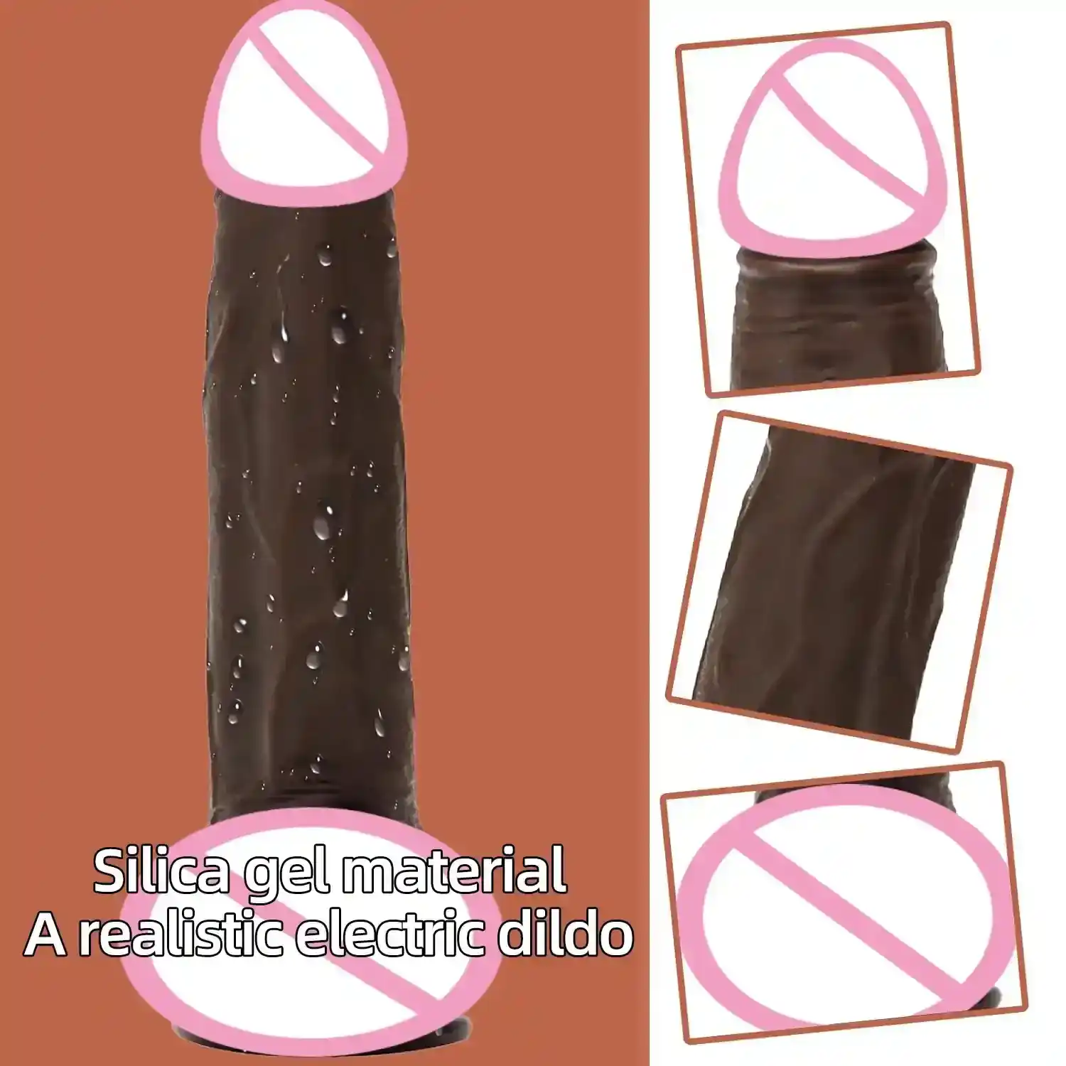 vibrador realista con control remoto inalambrico