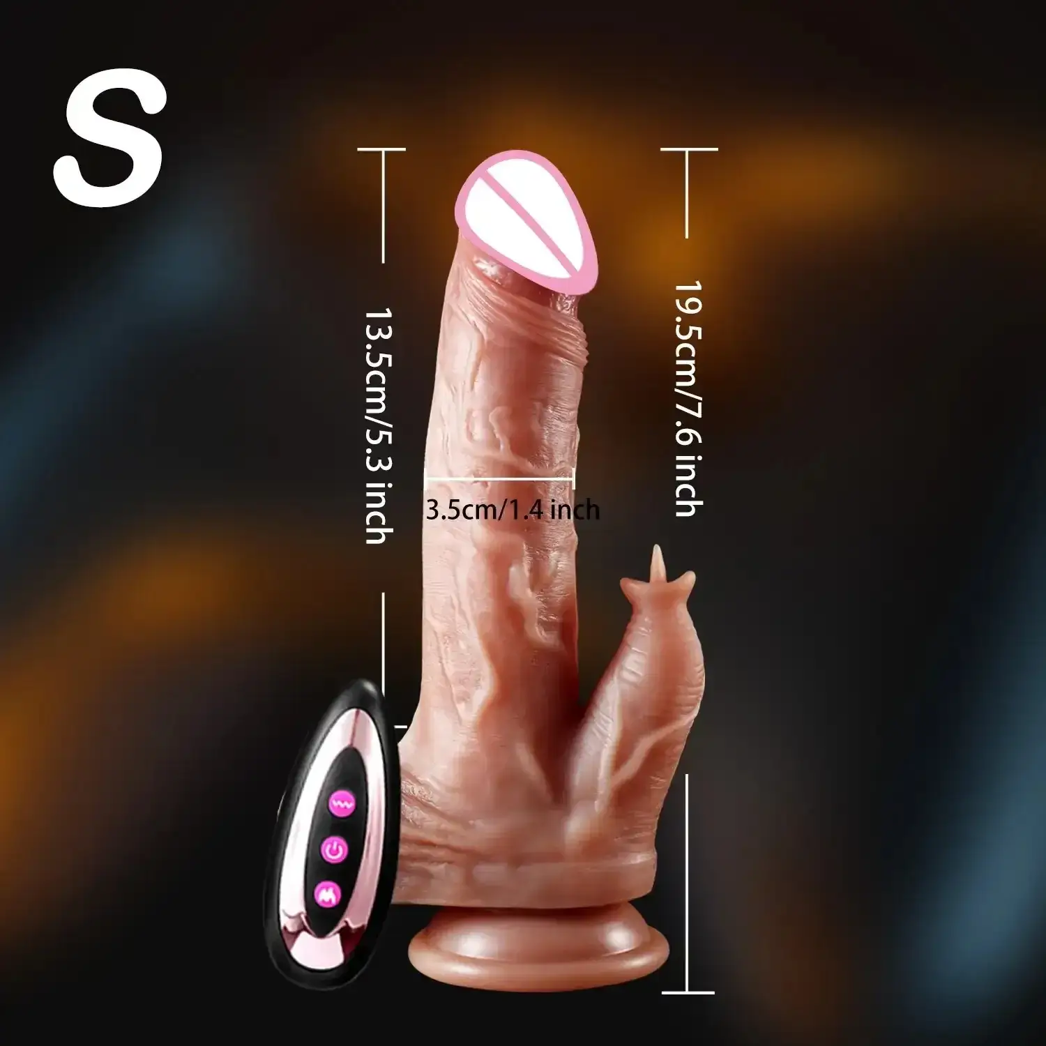 vibrador realista recargable por usb