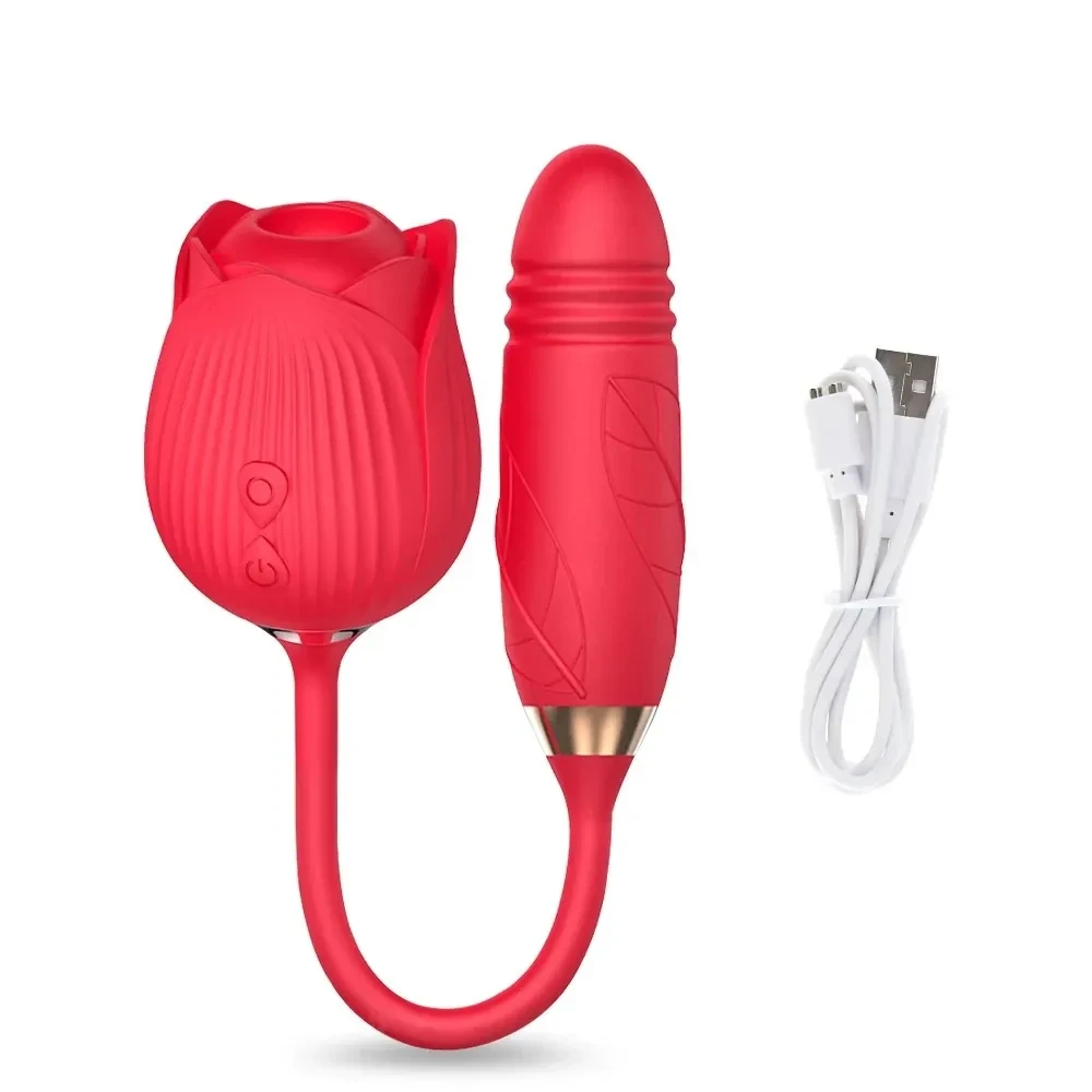 vibrador recargable con estimulación labial