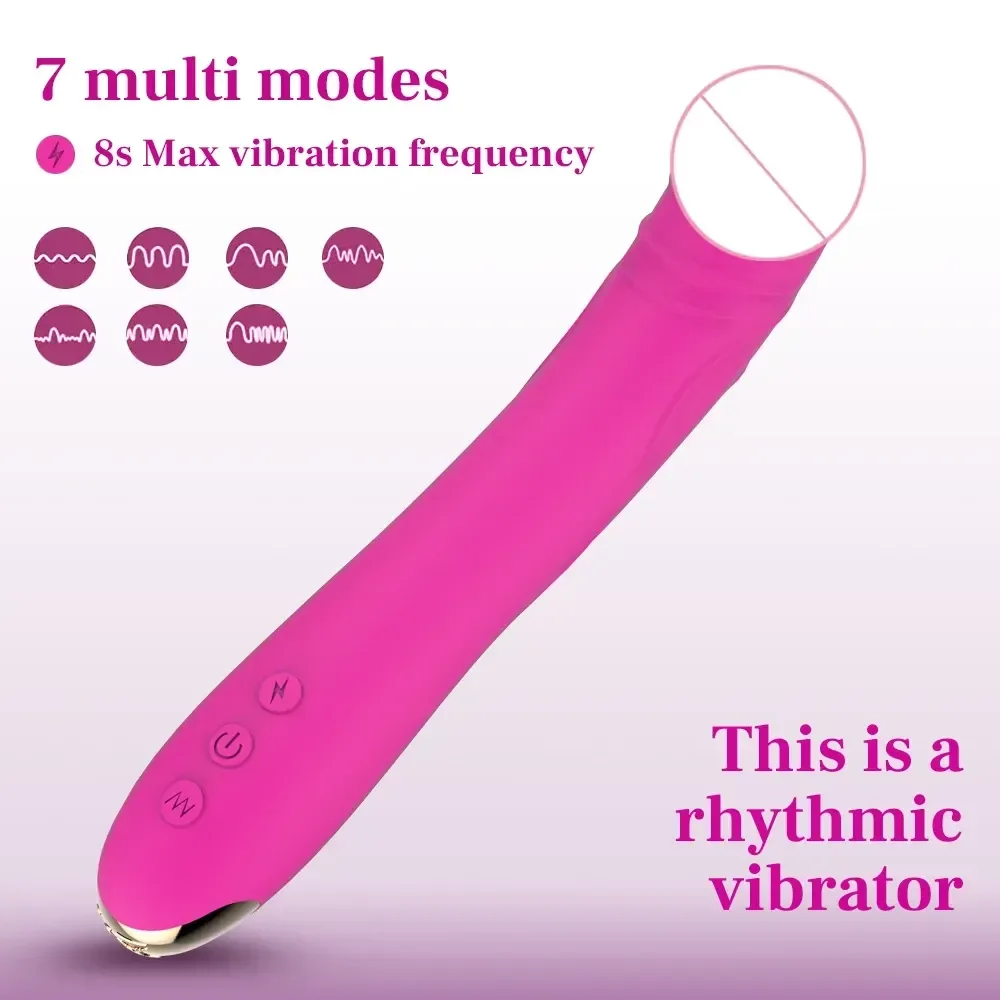 vibrador recargable de silicona suave