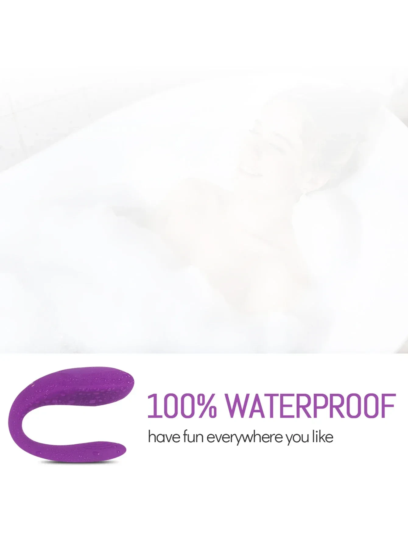 vibrador recargable doble para mujer