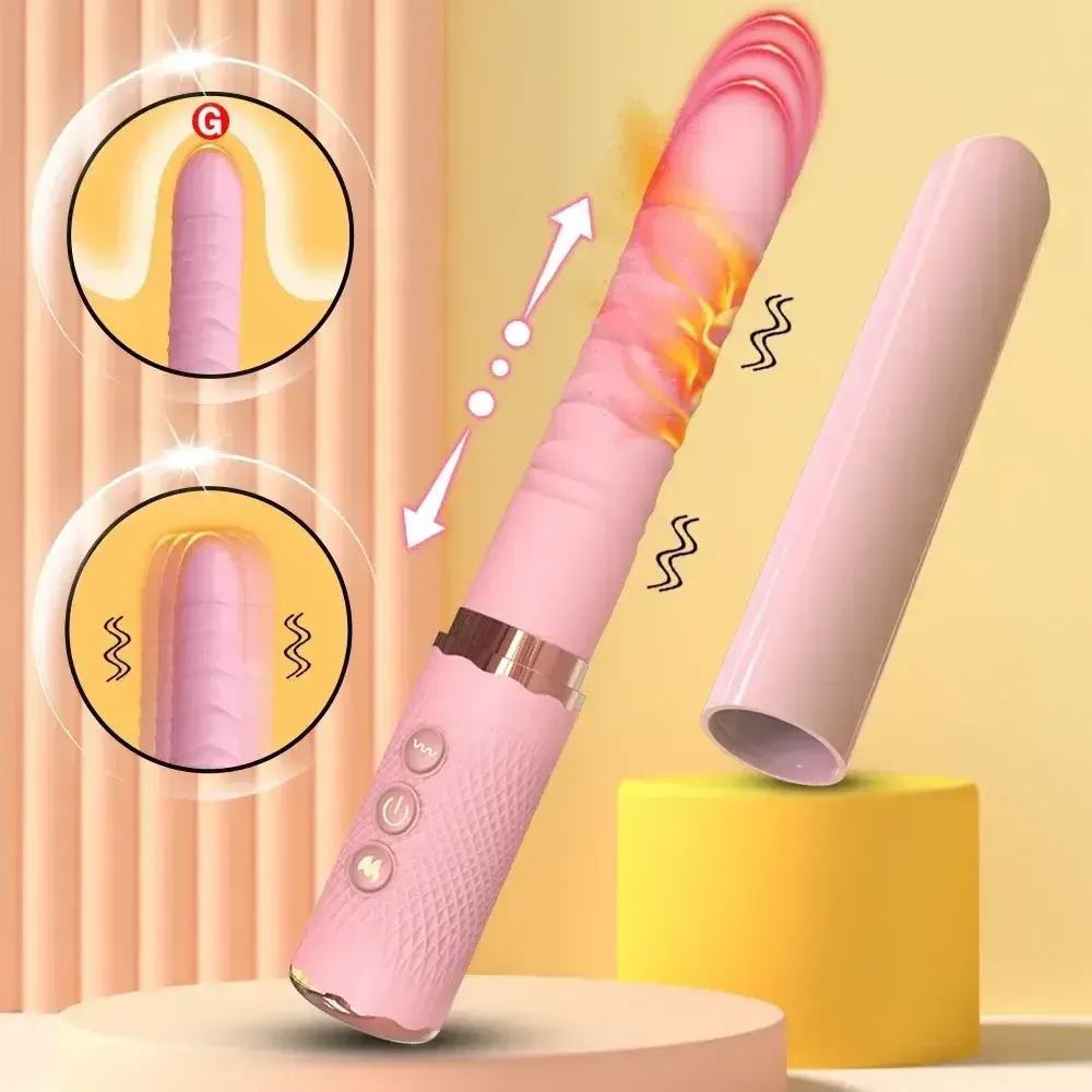 vibrador recargable silicona con calefaccion integrada