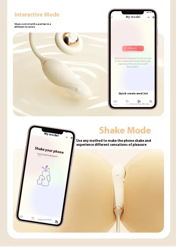 vibrador remoto con modos personalizables