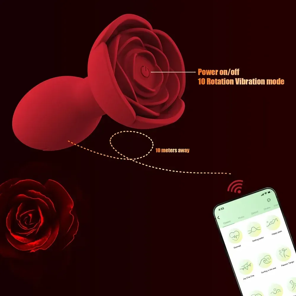 vibrador rosa con diseno de anclaje