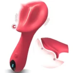 vibrador rosa de silicona con pantalla lcd