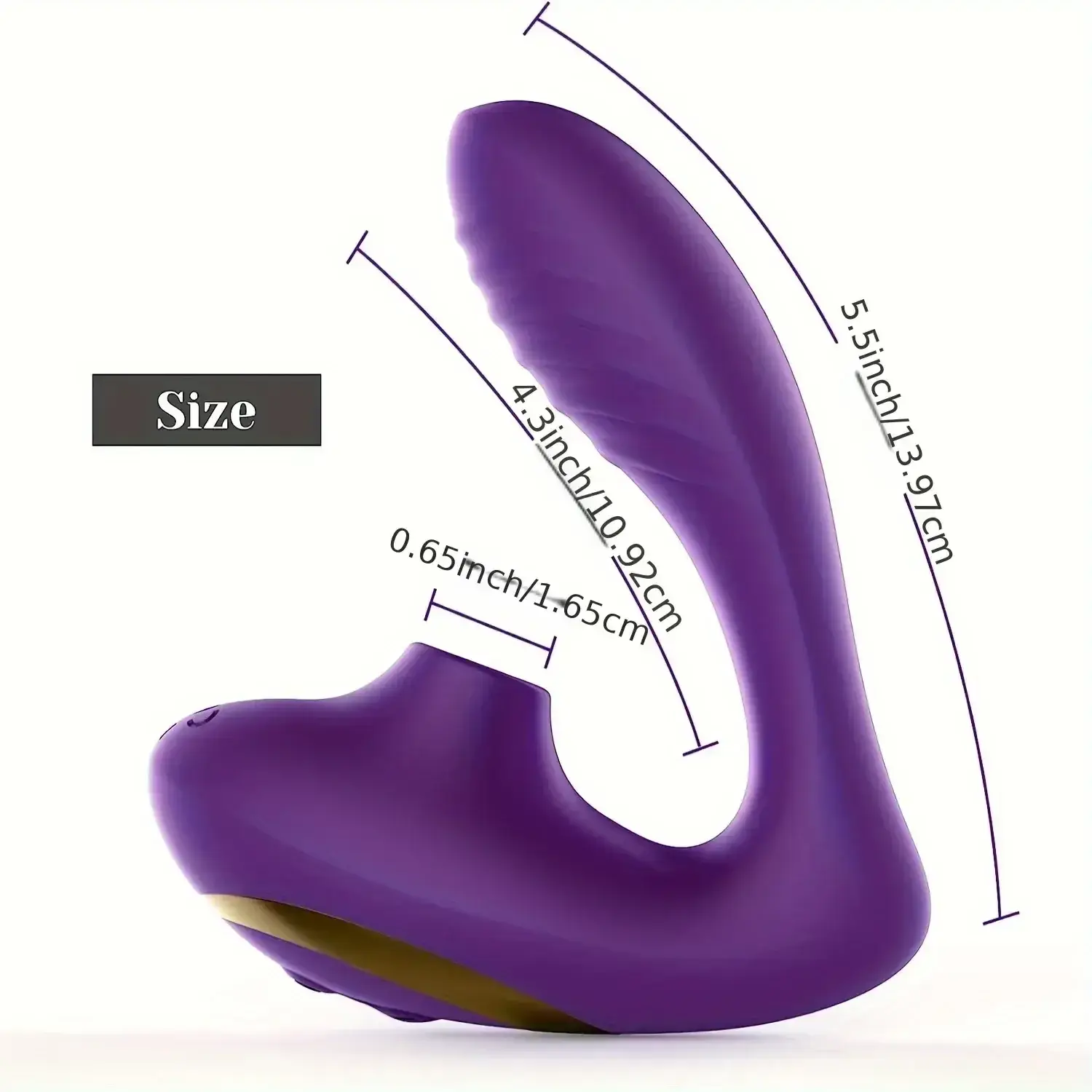 vibrador silicona con succion clitoridiana 1