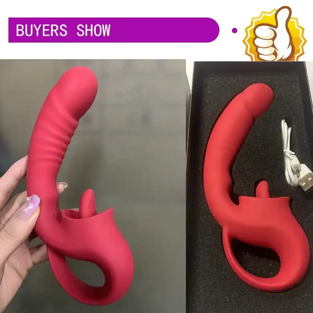 vibrador silicona lengua para mujer